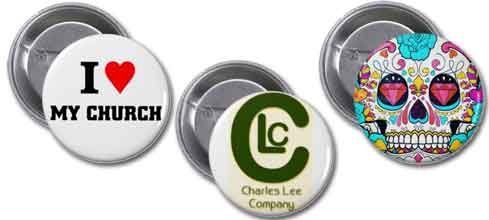 Custom printed button examples